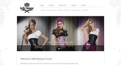 Desktop Screenshot of becorsets.com